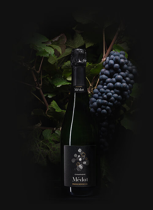Photo de la bouteille Médot extra brut bio